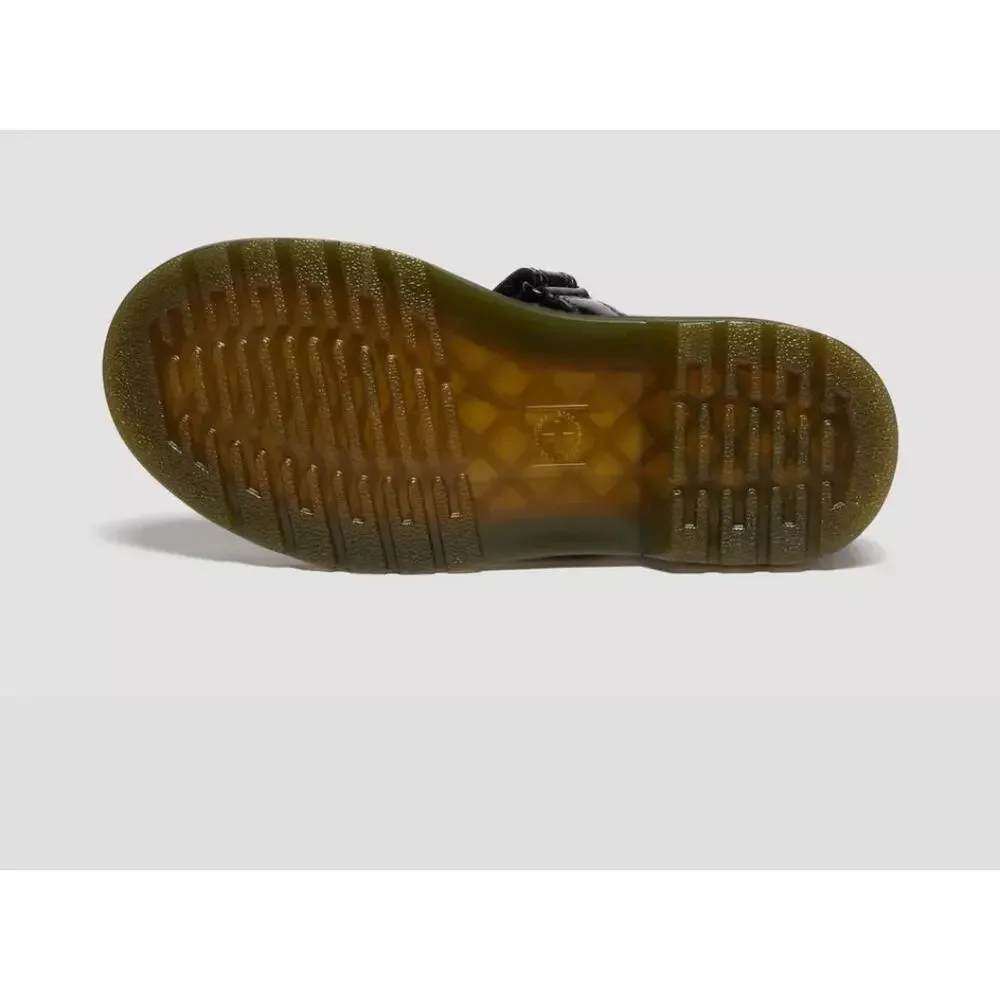 Dr. Martens Maccy II Patent Leather Mary Jane Shoes Kids Size 2 Velcro Strap Y2K